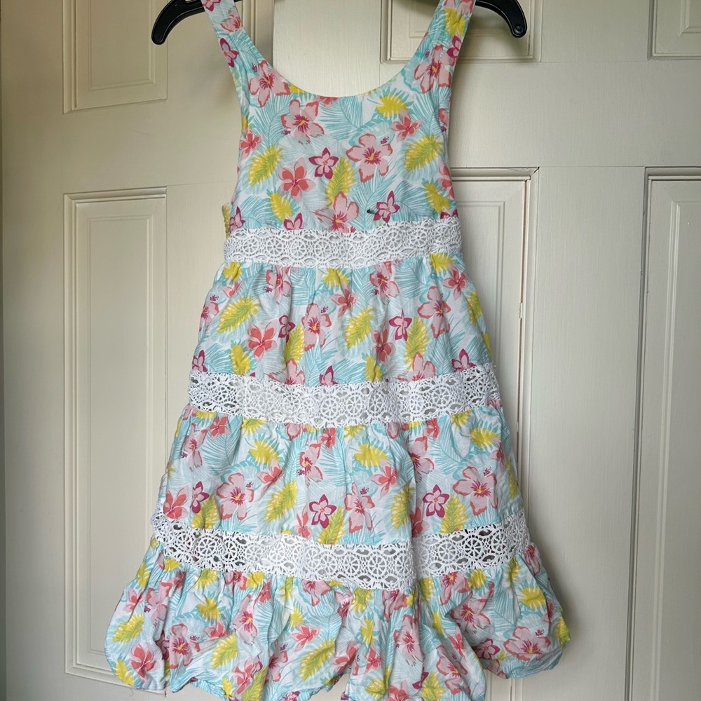 Tommy Bahama Summer Floral Dress with Lace
